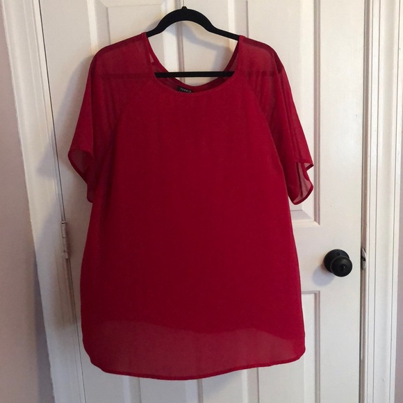 Torrid Raspberry Top - Picture 1 of 2